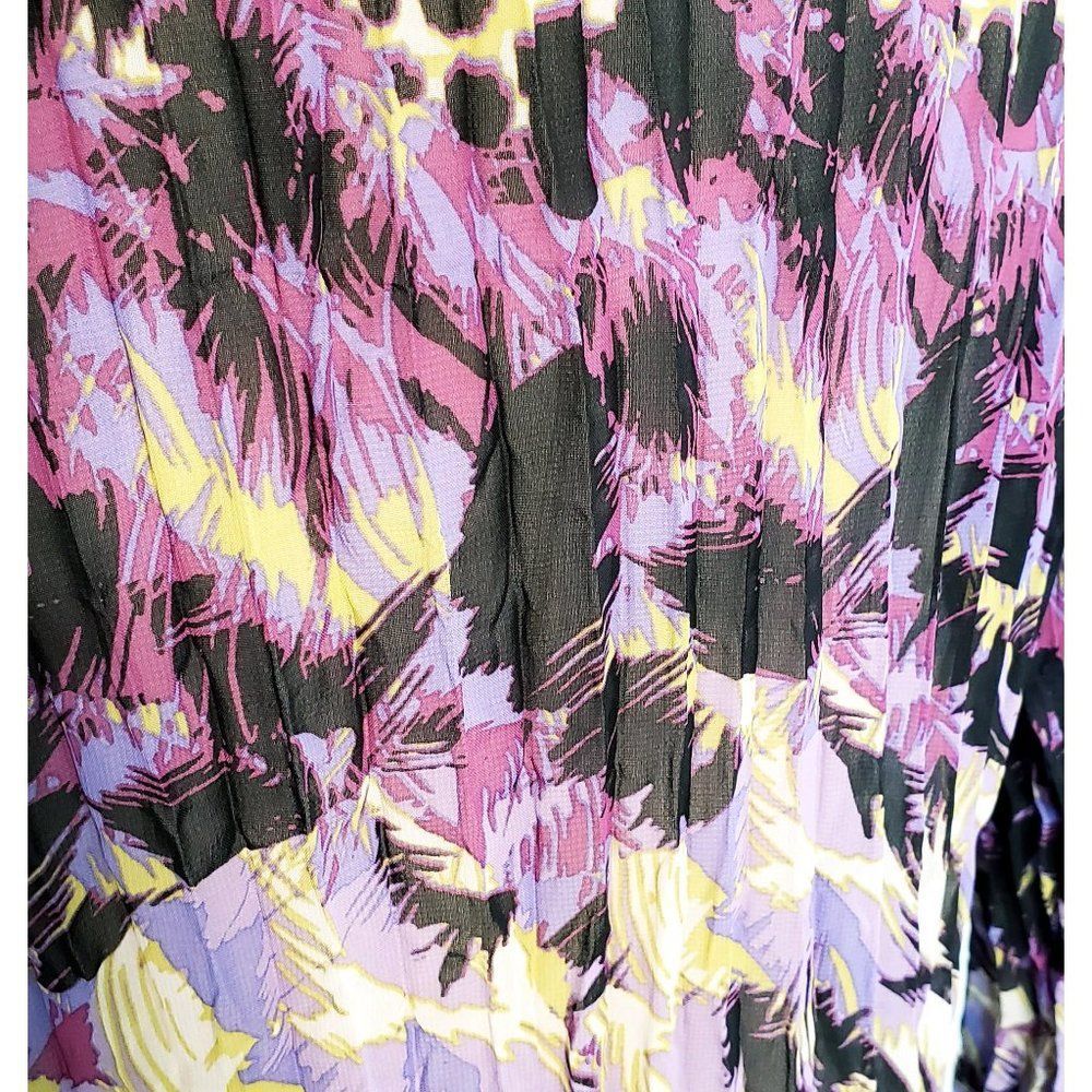 Style&co. Pleated Floral Blouse NWOT - Picture 6 of 7